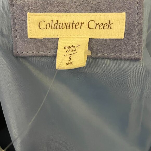 Blue Leather Suede Jacket - Picture 6 of 6